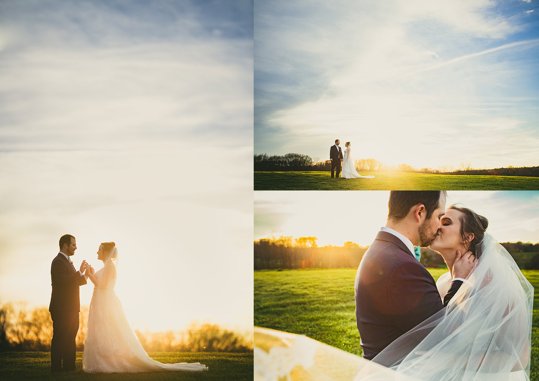 Atlanta Wedding Photographers West Milford Farms Sunset Wedding