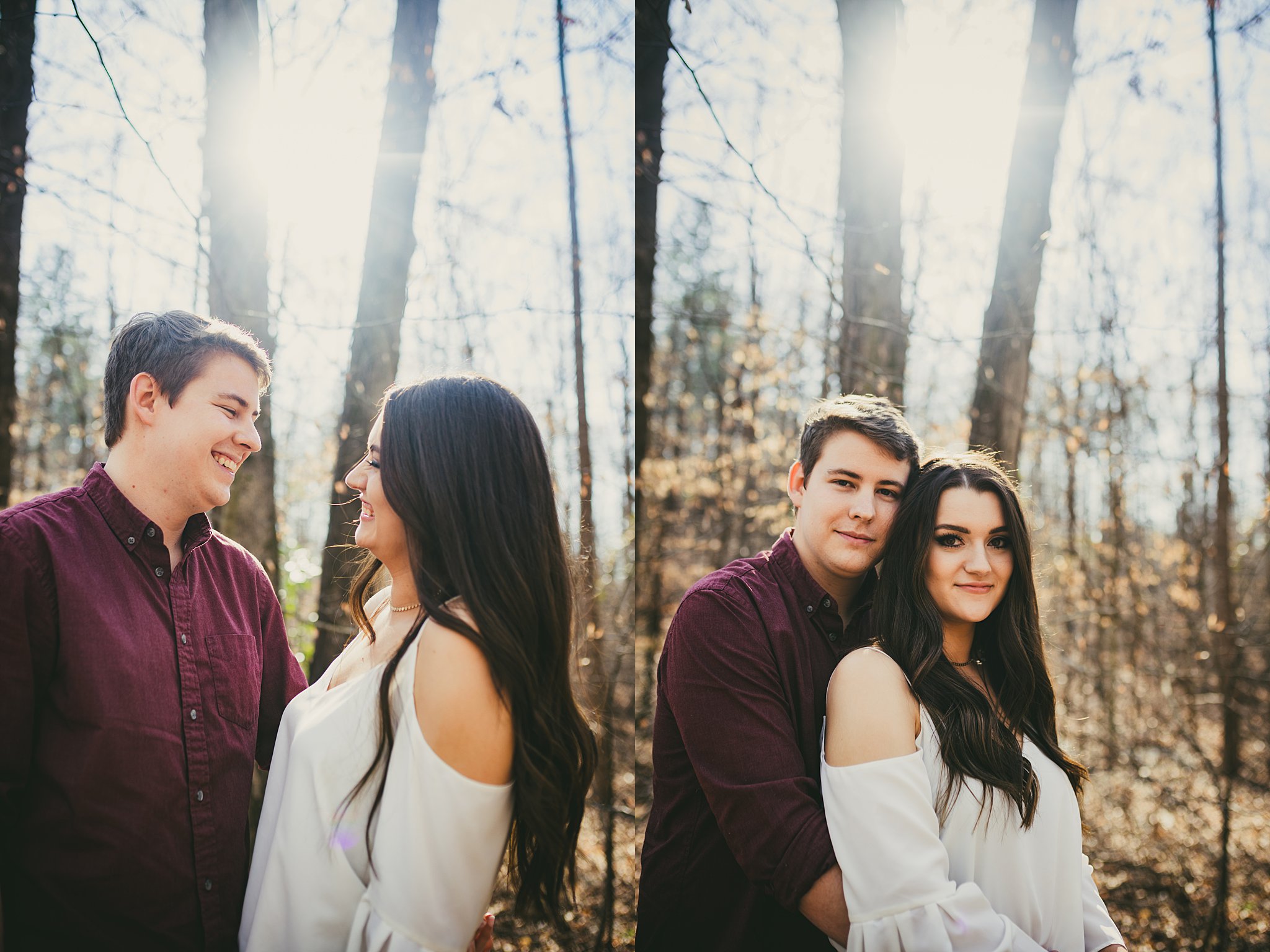 Engagement Session Roswell Spring Flowers,