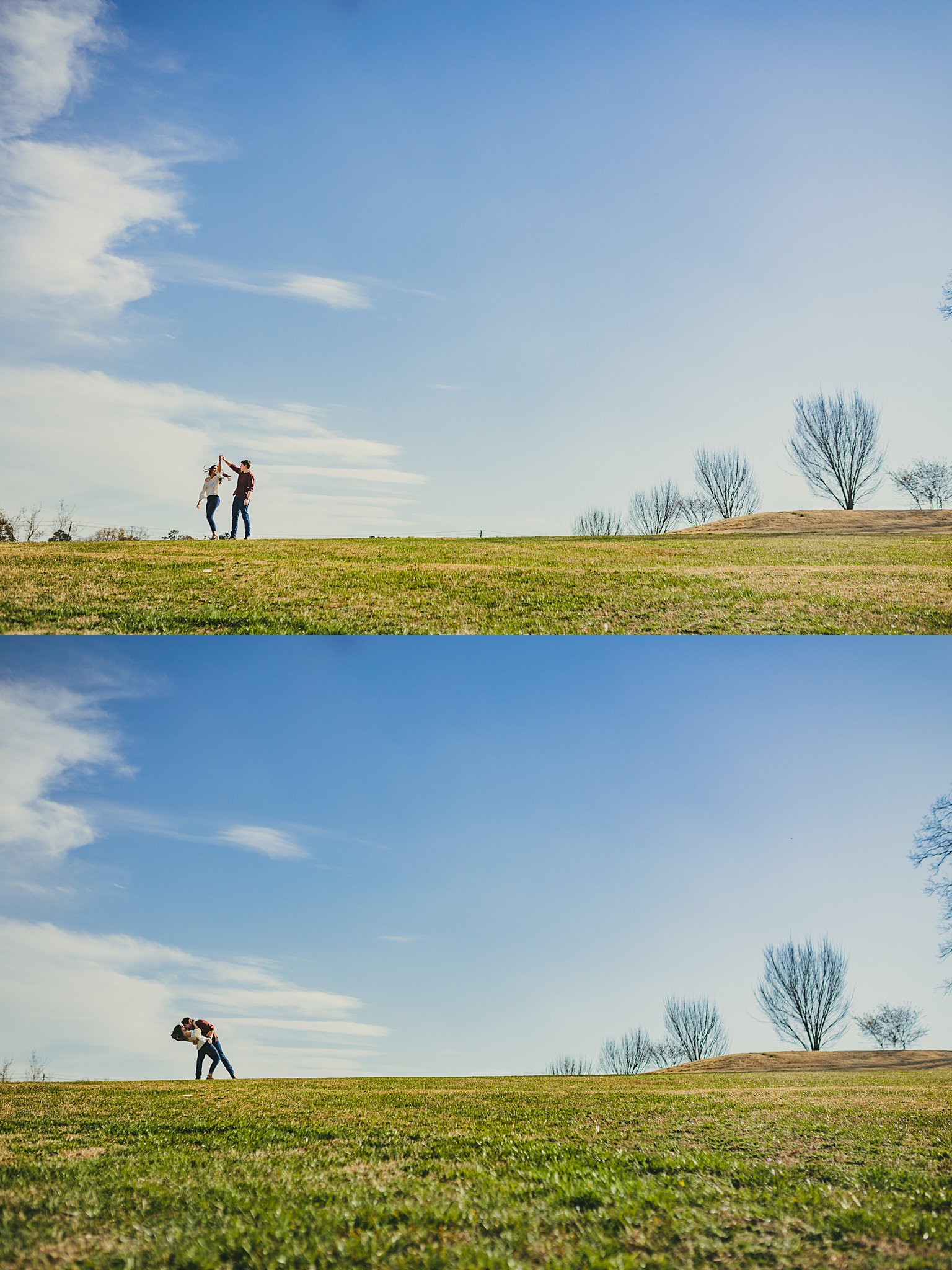 Engagement Session Roswell Spring Flowers,