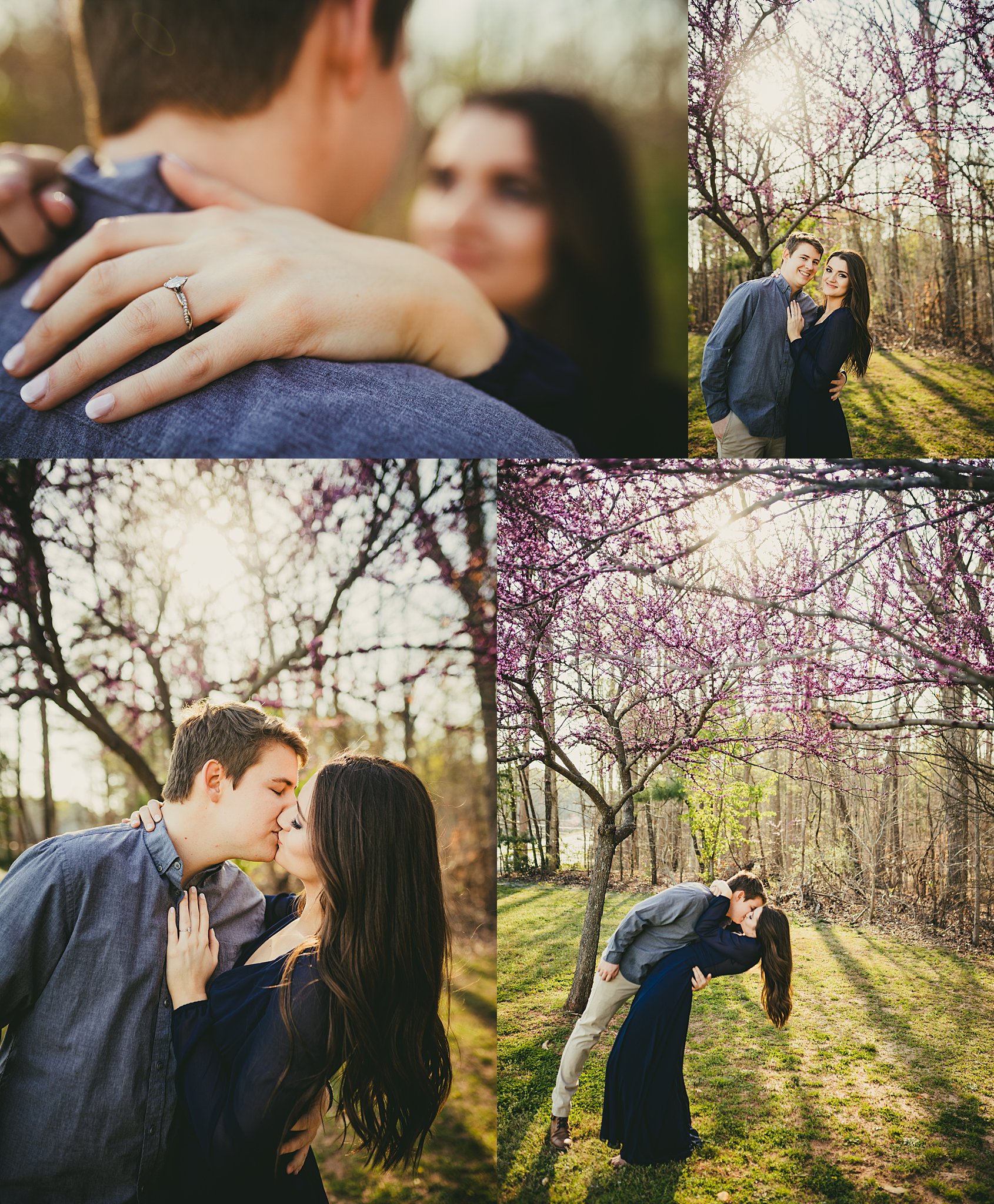 Engagement Session Roswell Spring Flowers,