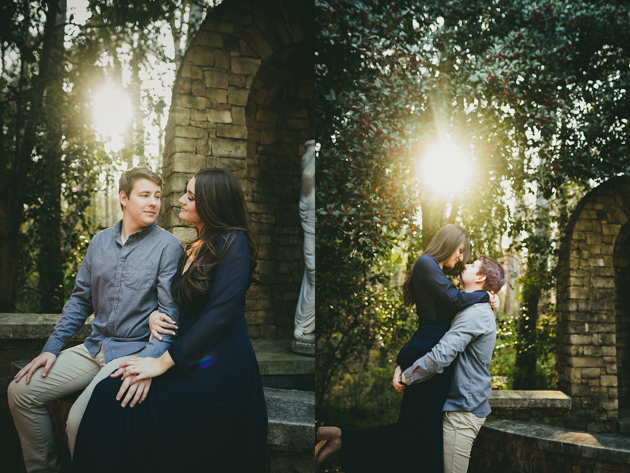 Engagement Session Roswell Spring Flowers,