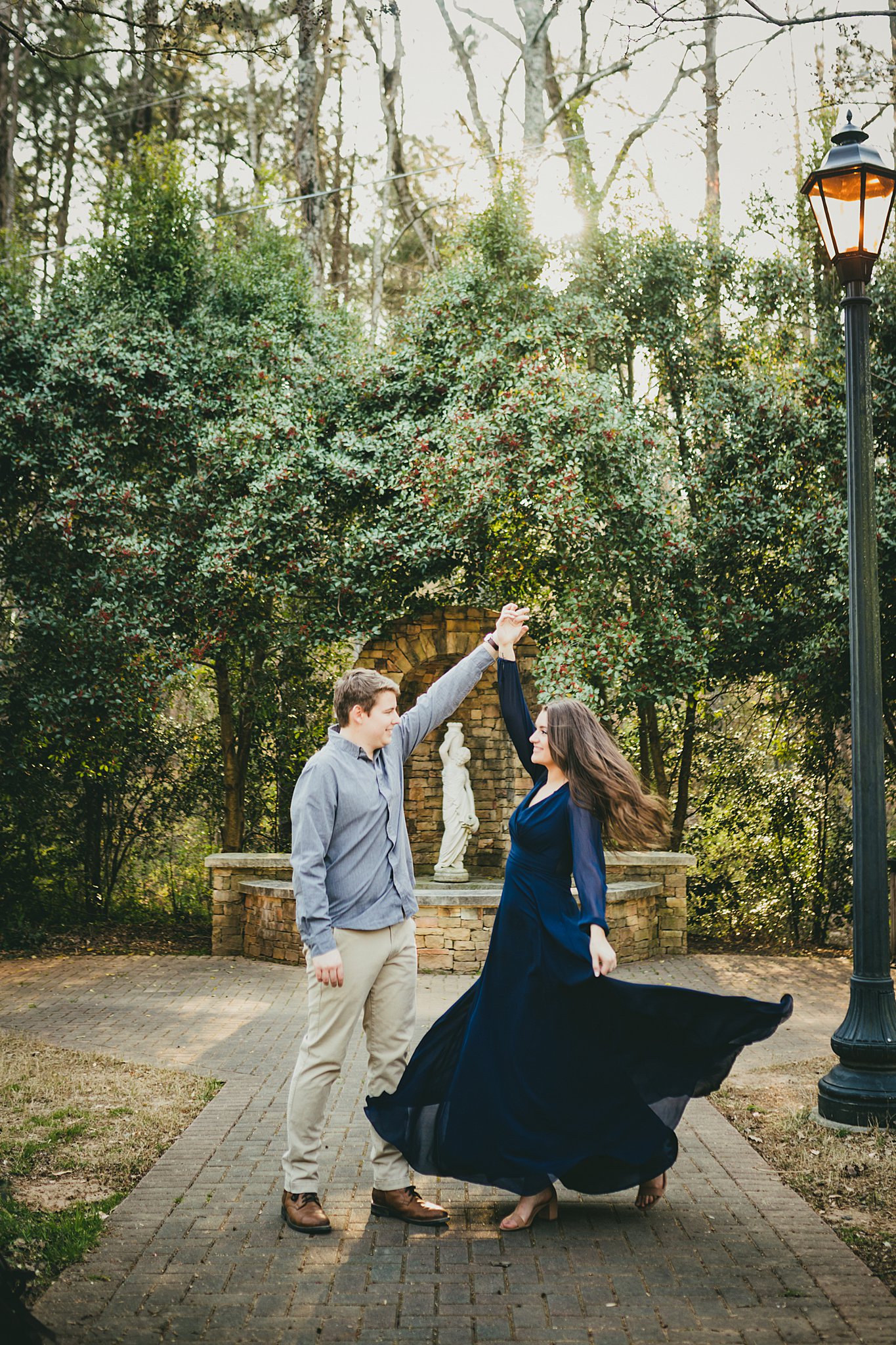 Engagement Session Roswell Spring Flowers,