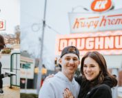 Atlanta Wedding Photographer Krispy Kreme Engagement Session