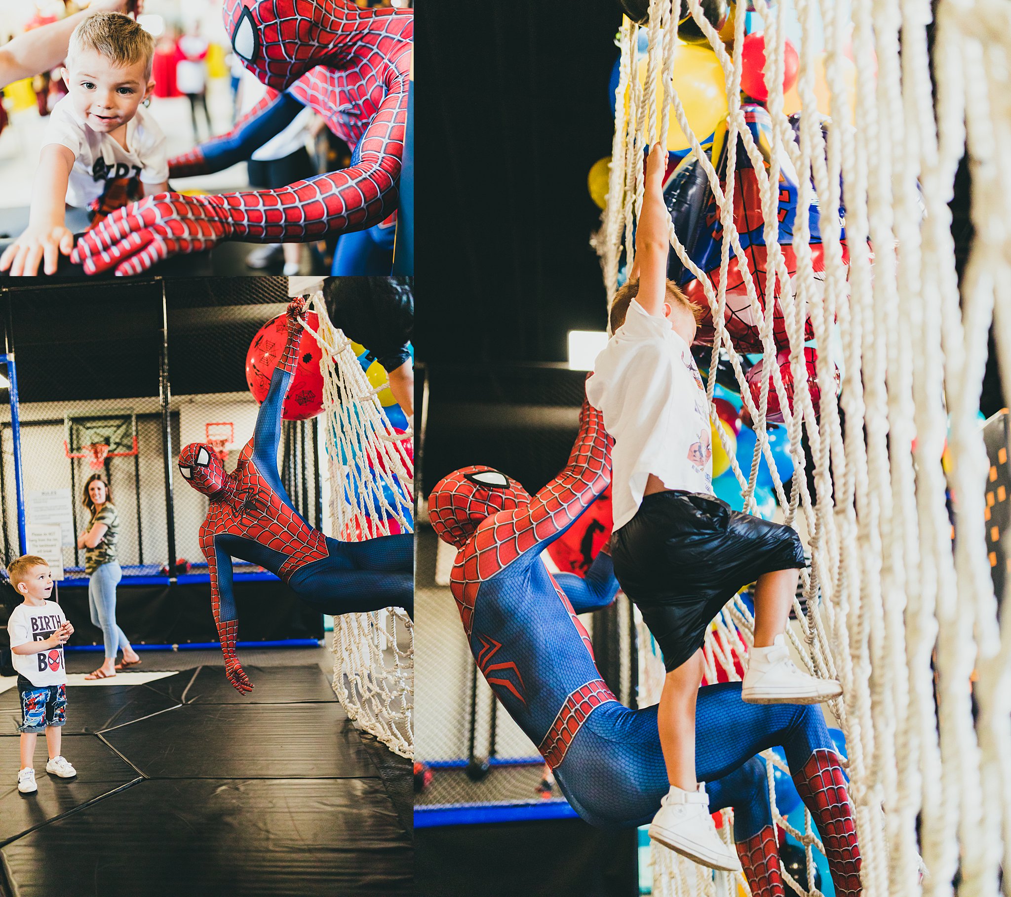 Atlanta Event Photographers 3 Birthday Party Spiderman Marvel Theme