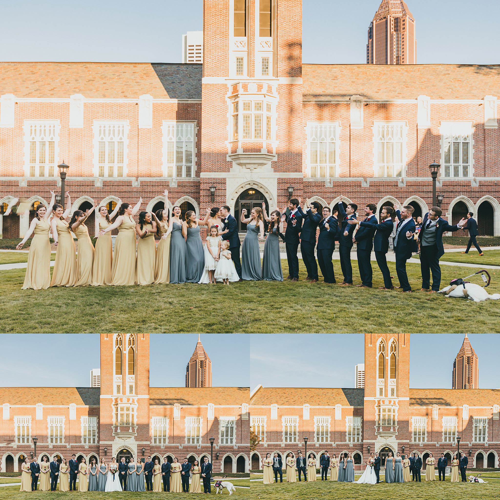 Georgia Frieght Room Jewish Wedding Atlanta Photographers 