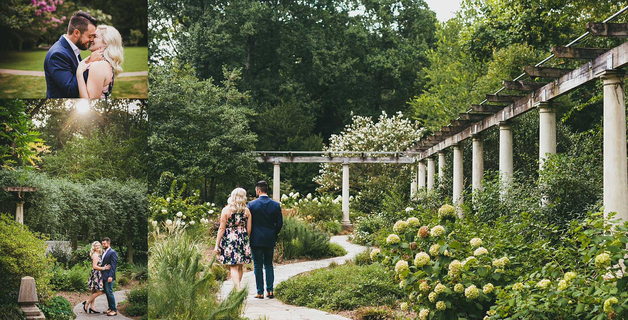 Cator Woolford Gardens engagement session atlanta wedding photographers