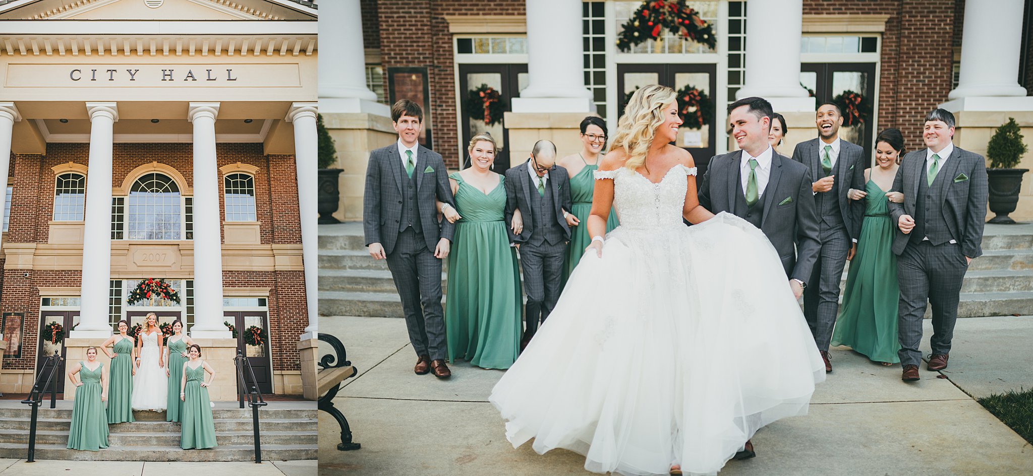 Atlanta Wedding Photographers Payne Corley House Christmas Wedding 