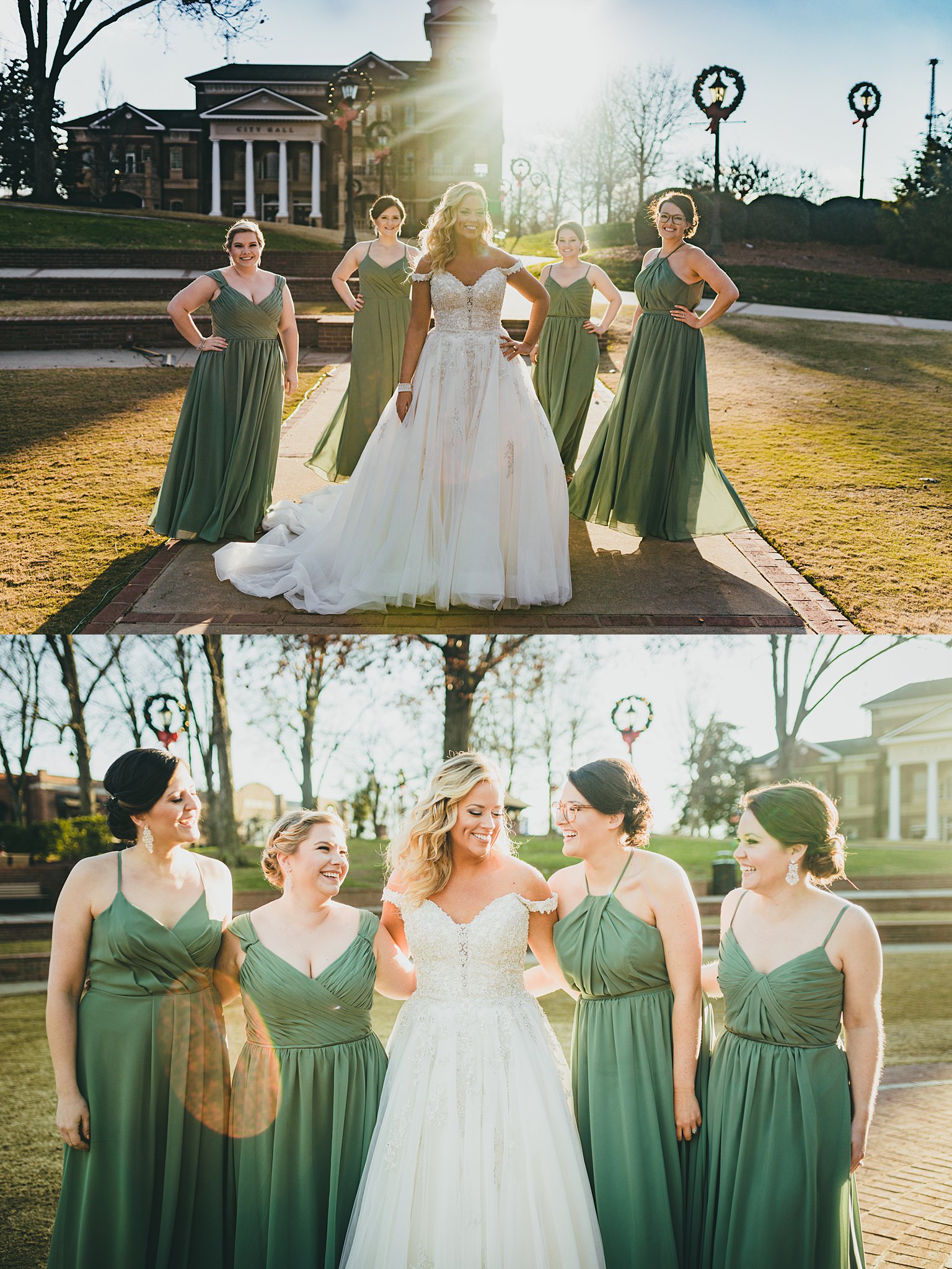 Atlanta Wedding Photographers Payne Corley House Christmas Wedding 