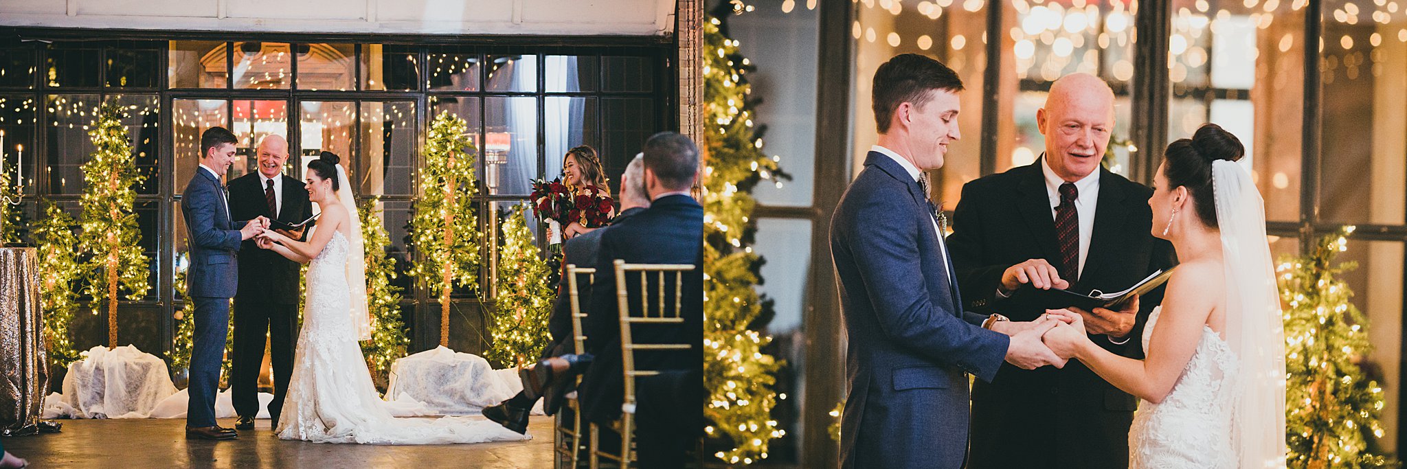 Atlanta Weddng Photographers Westside Warehouse Christmas Wedding 