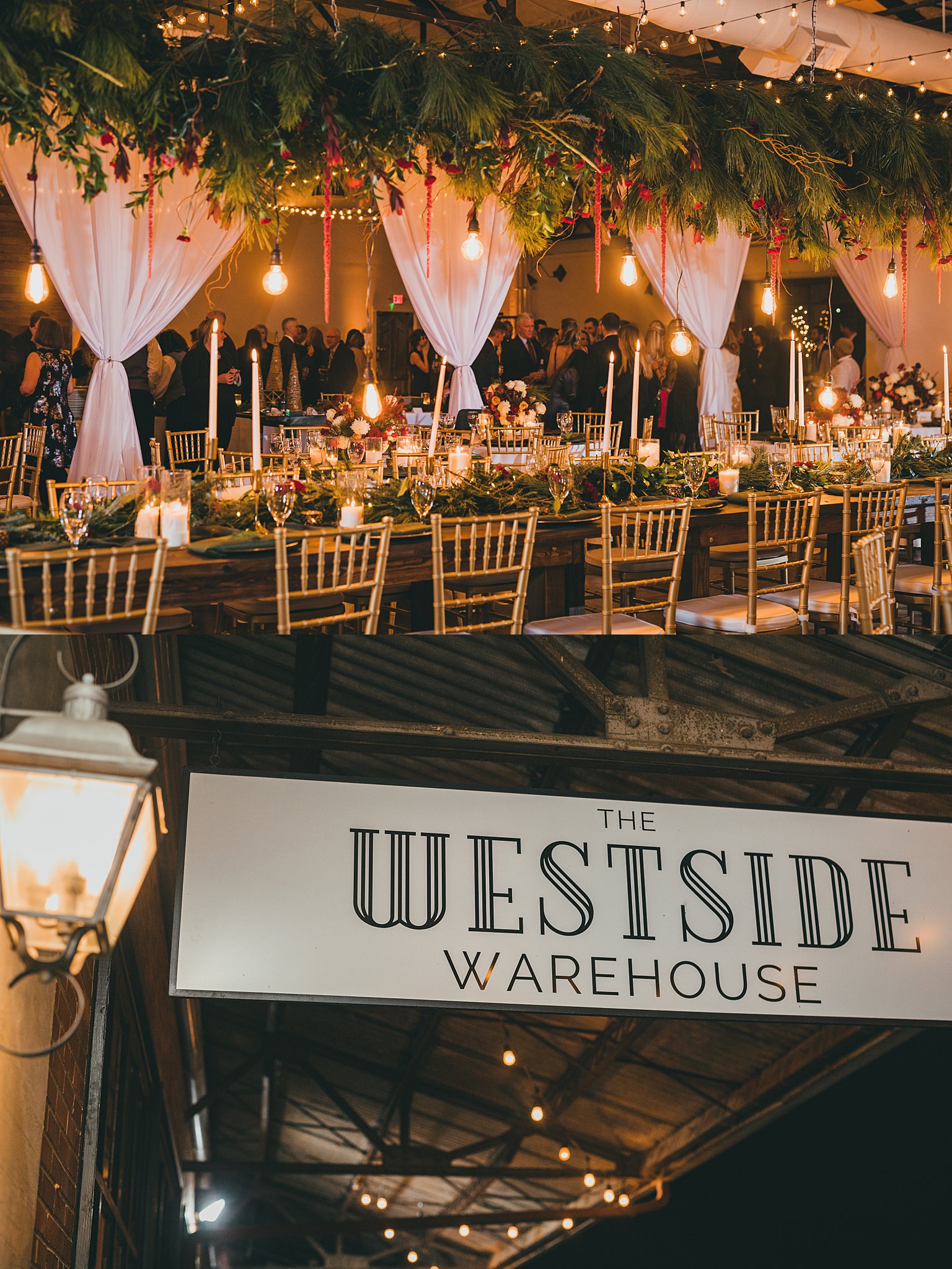 Atlanta Weddng Photographers Westside Warehouse Christmas Wedding 