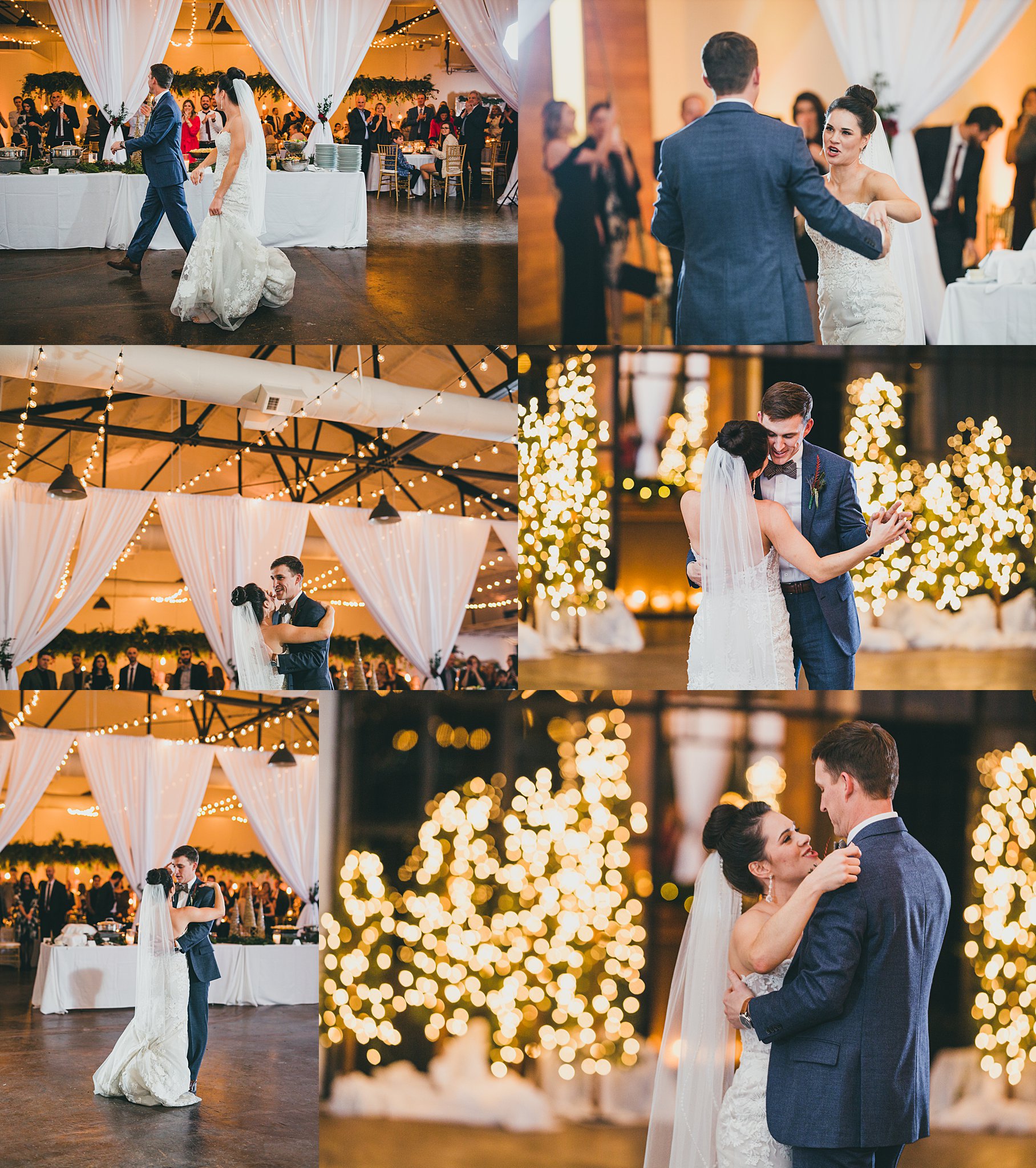 Atlanta Weddng Photographers Westside Warehouse Christmas Wedding 