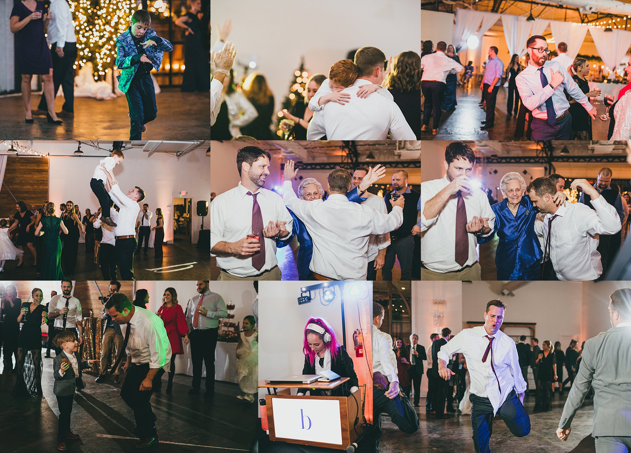 Atlanta Weddng Photographers Westside Warehouse Christmas Wedding 