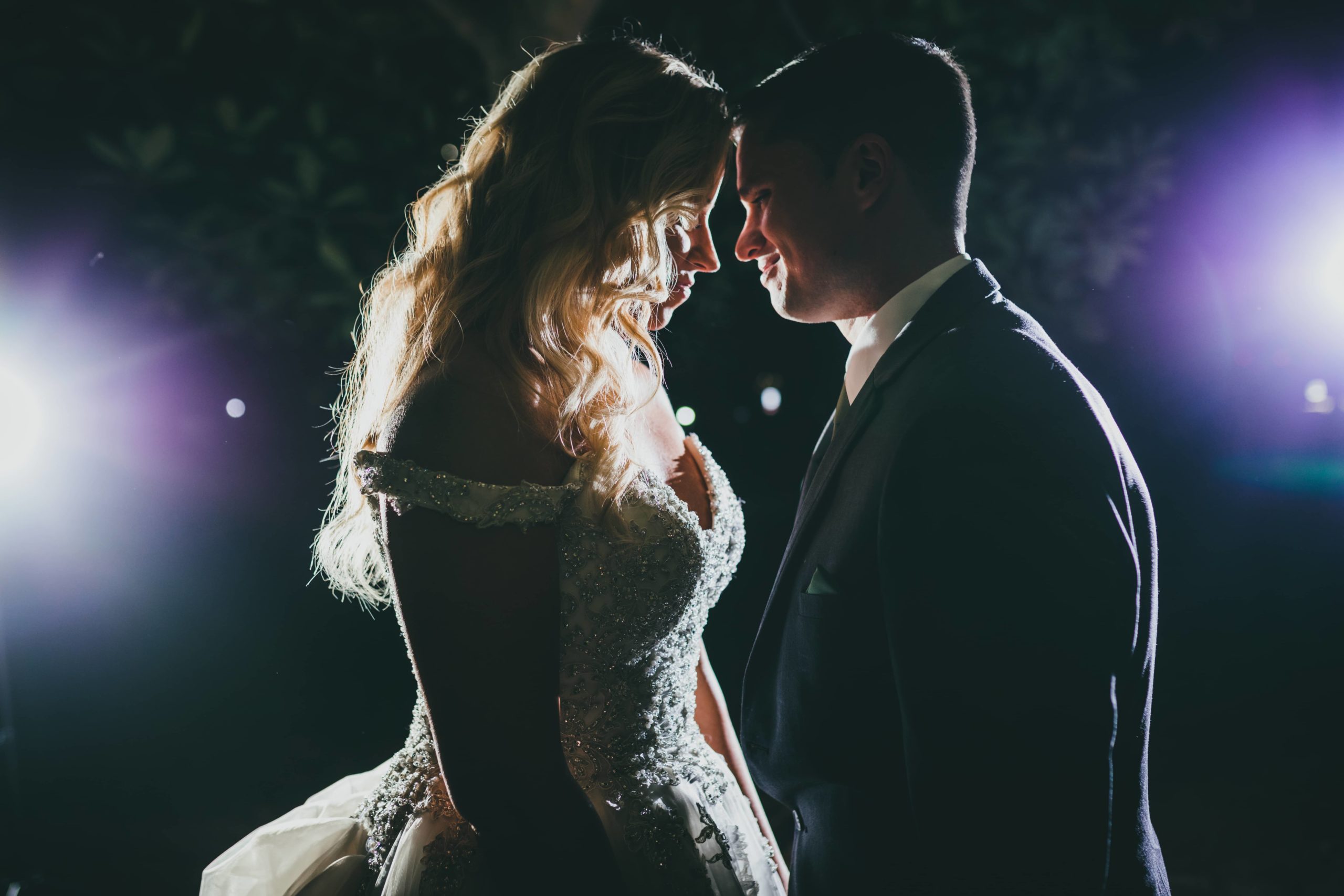 Atlanta Wedding Photographer Bride and Groom Dramatic Portrait