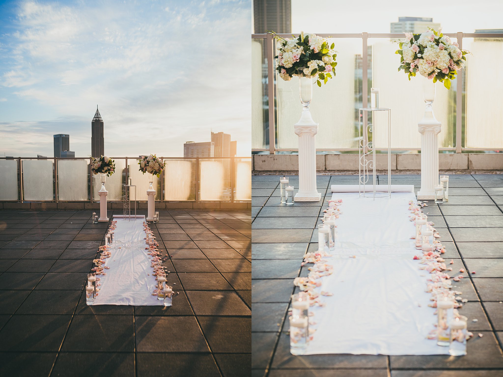 Ventana's Rooftop Atlanta Wedding Elopment Atlanta Wedding Photographers 