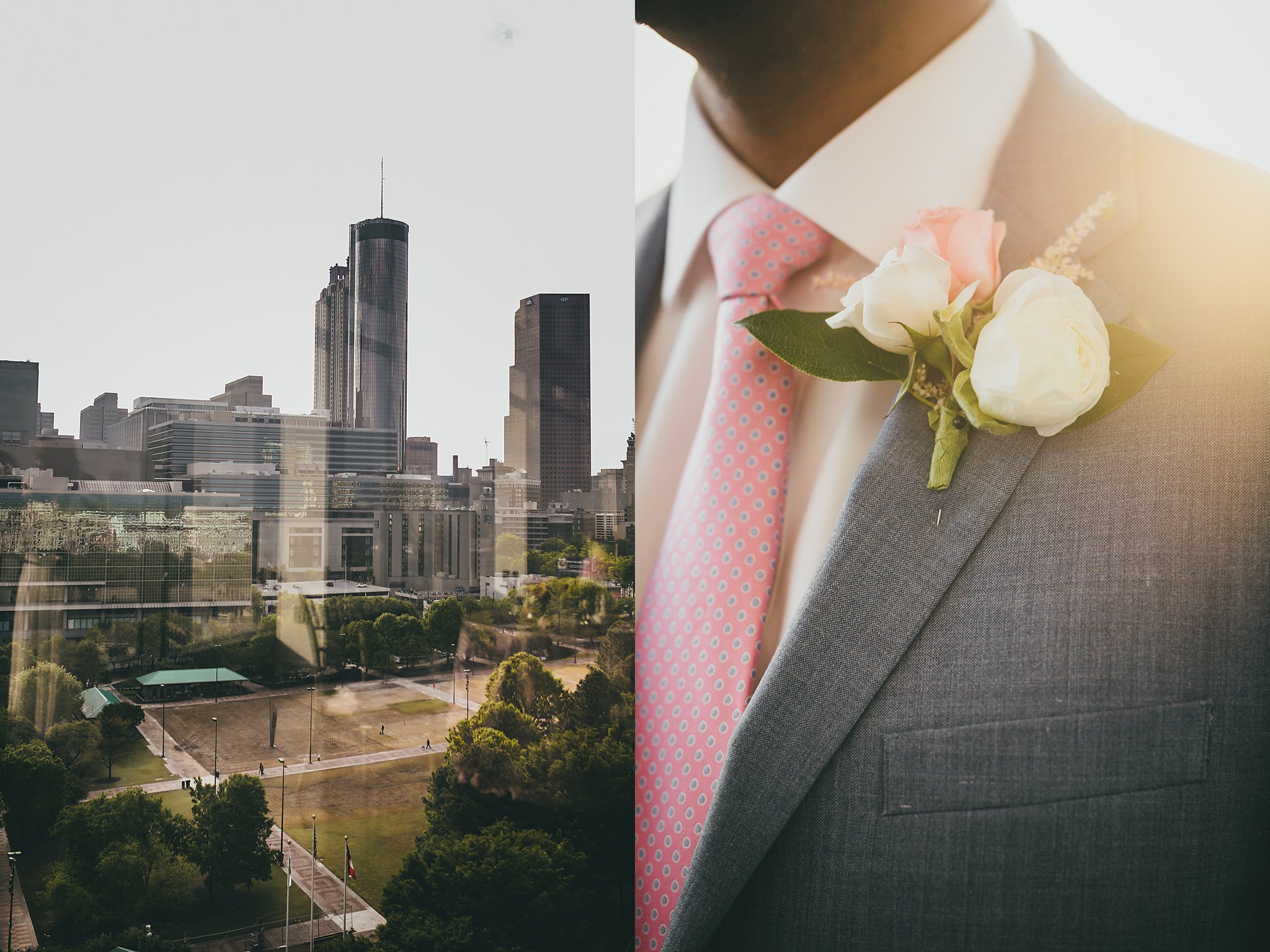 Ventana's Rooftop Atlanta Wedding Elopment Atlanta Wedding Photographers 