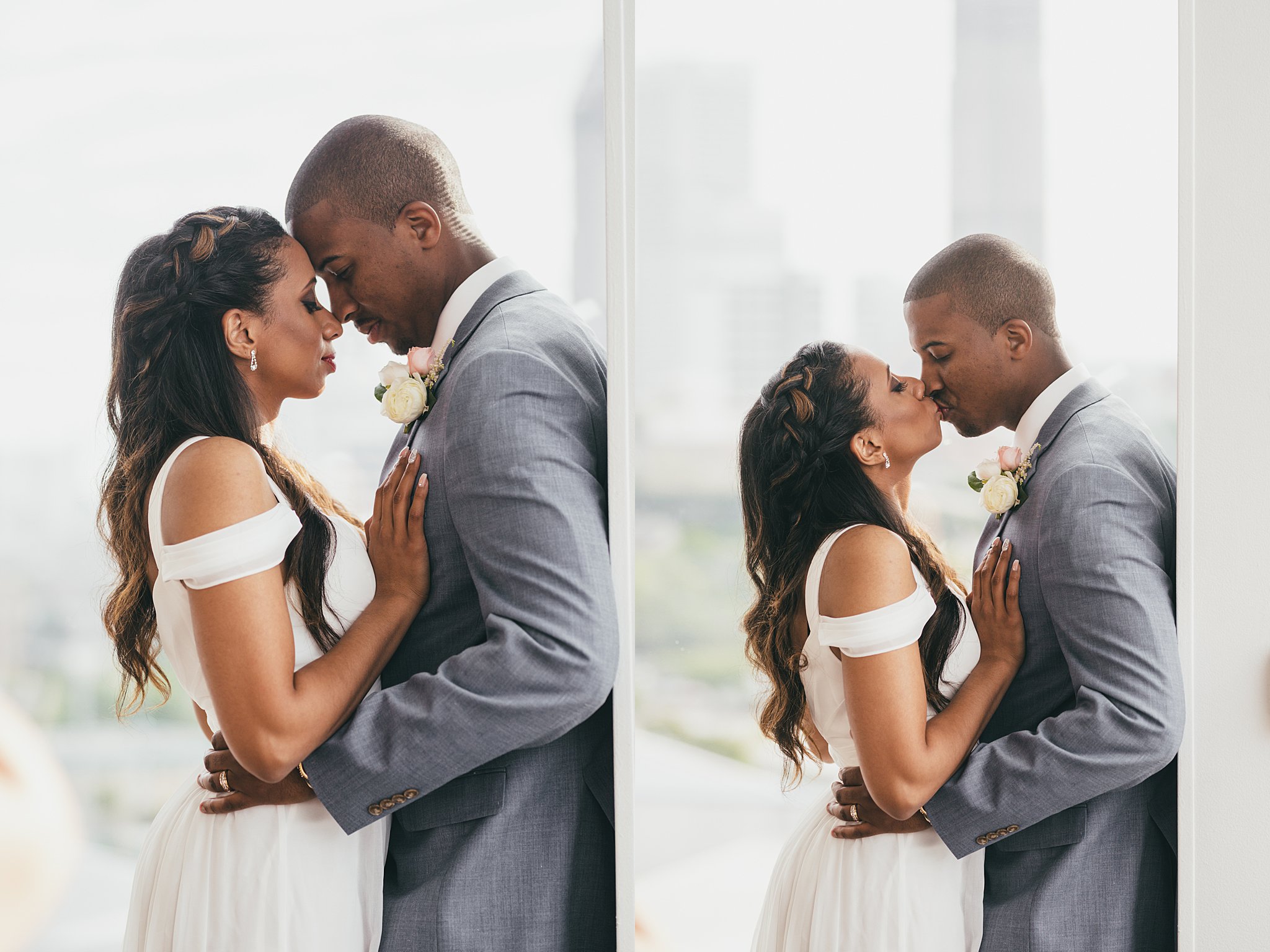 Ventana's Rooftop Atlanta Wedding Elopment Atlanta Wedding Photographers 