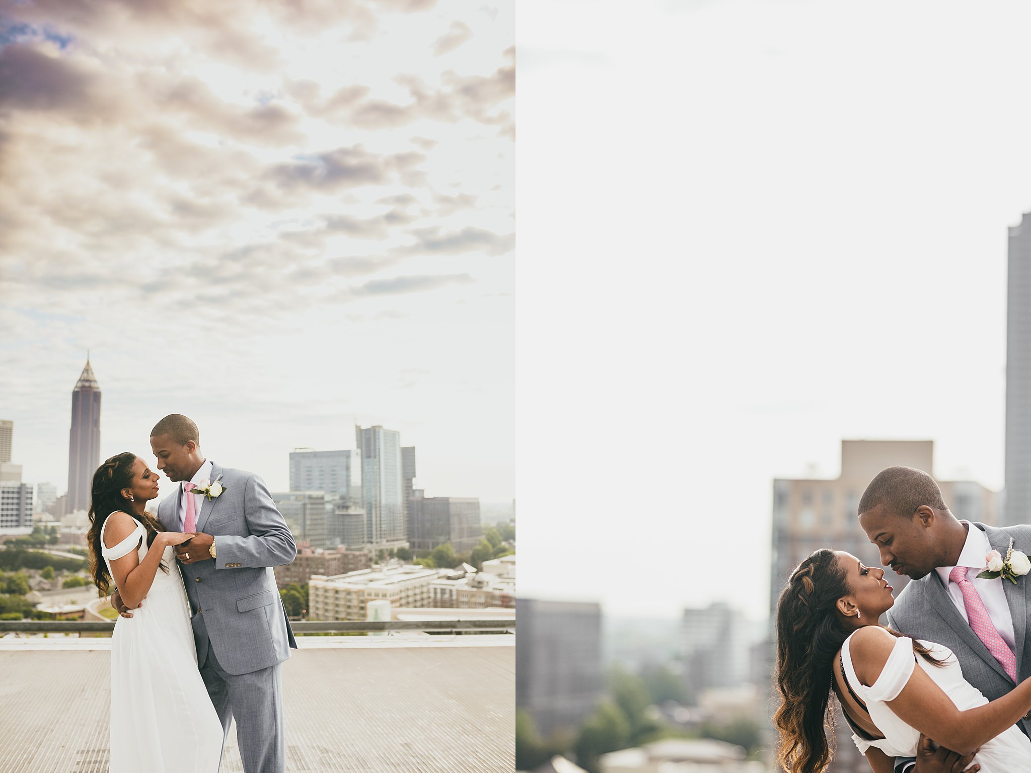 Ventana's Rooftop Atlanta Wedding Elopment Atlanta Wedding Photographers 