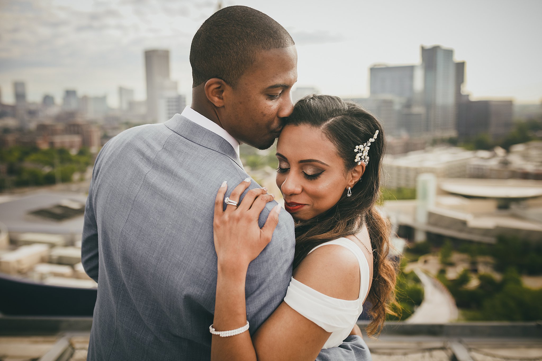 Ventana's Rooftop Atlanta Wedding Elopment Atlanta Wedding Photographers 