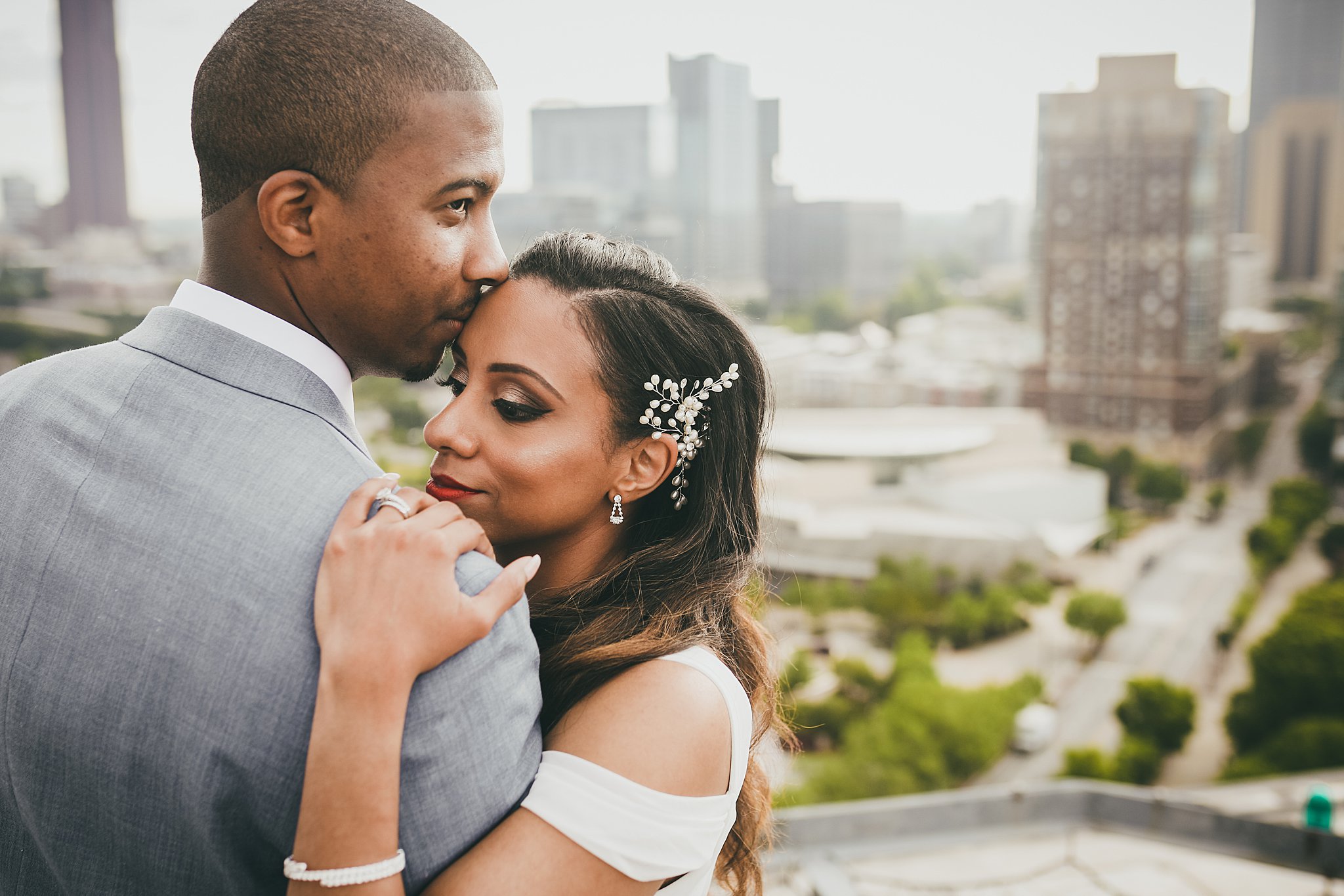 Ventana's Rooftop Atlanta Wedding Elopment Atlanta Wedding Photographers 