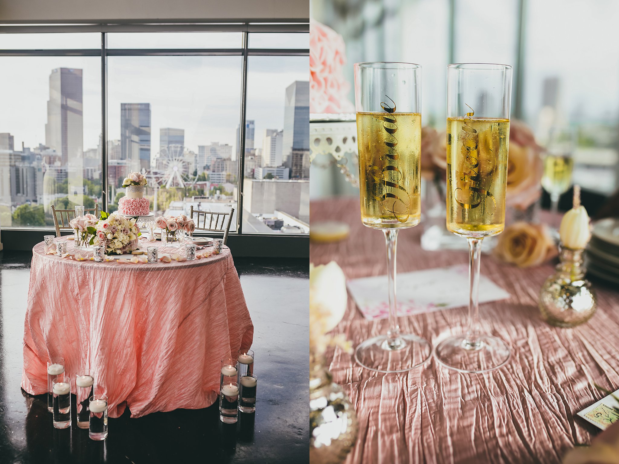 Ventana's Rooftop Atlanta Wedding Elopment Atlanta Wedding Photographers 