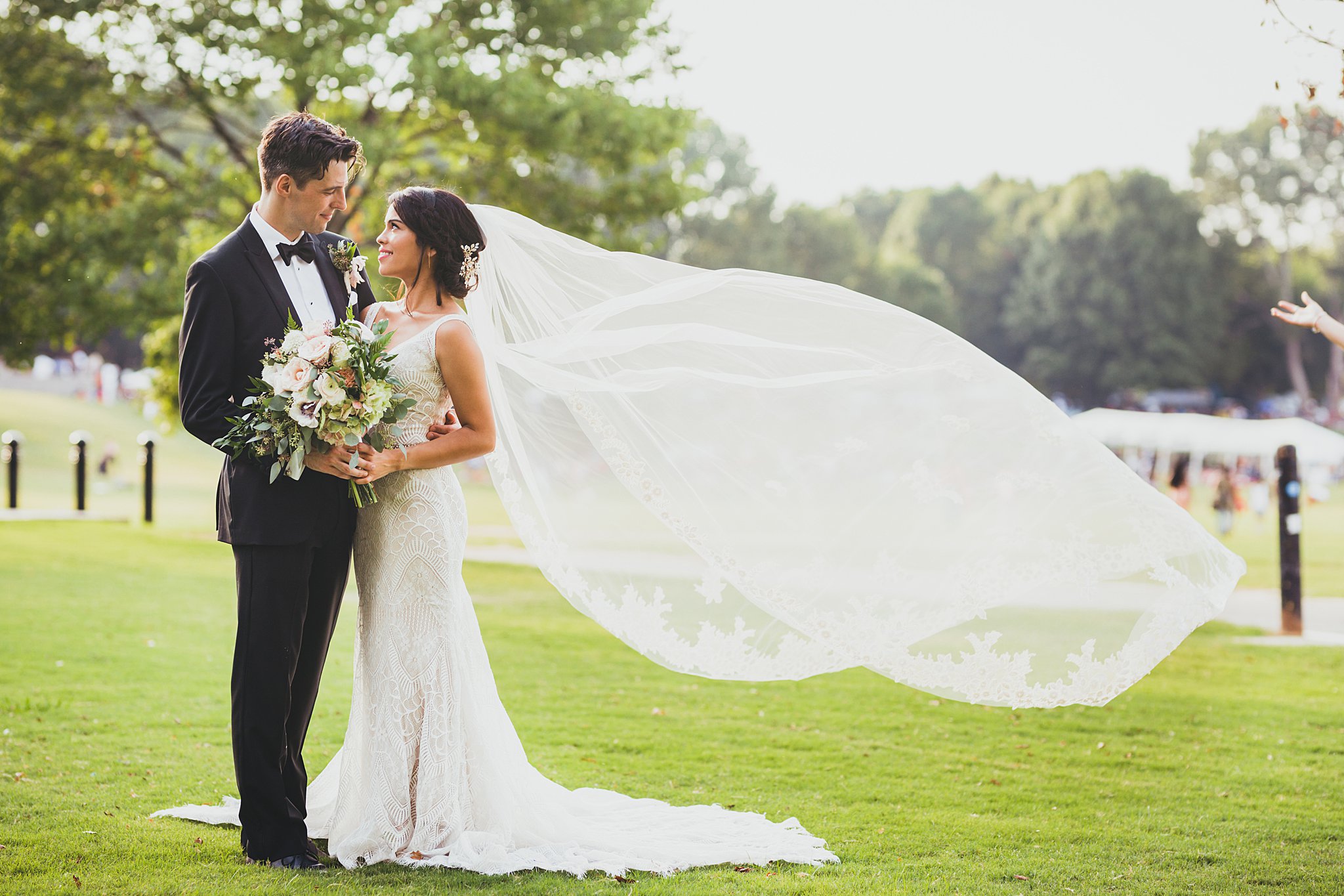 Piedmont Garden Tent Wedding Atlanta Best Wedding Photographers