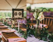 Atlanta Wedding Photographers Pink and Lilac Reception Details