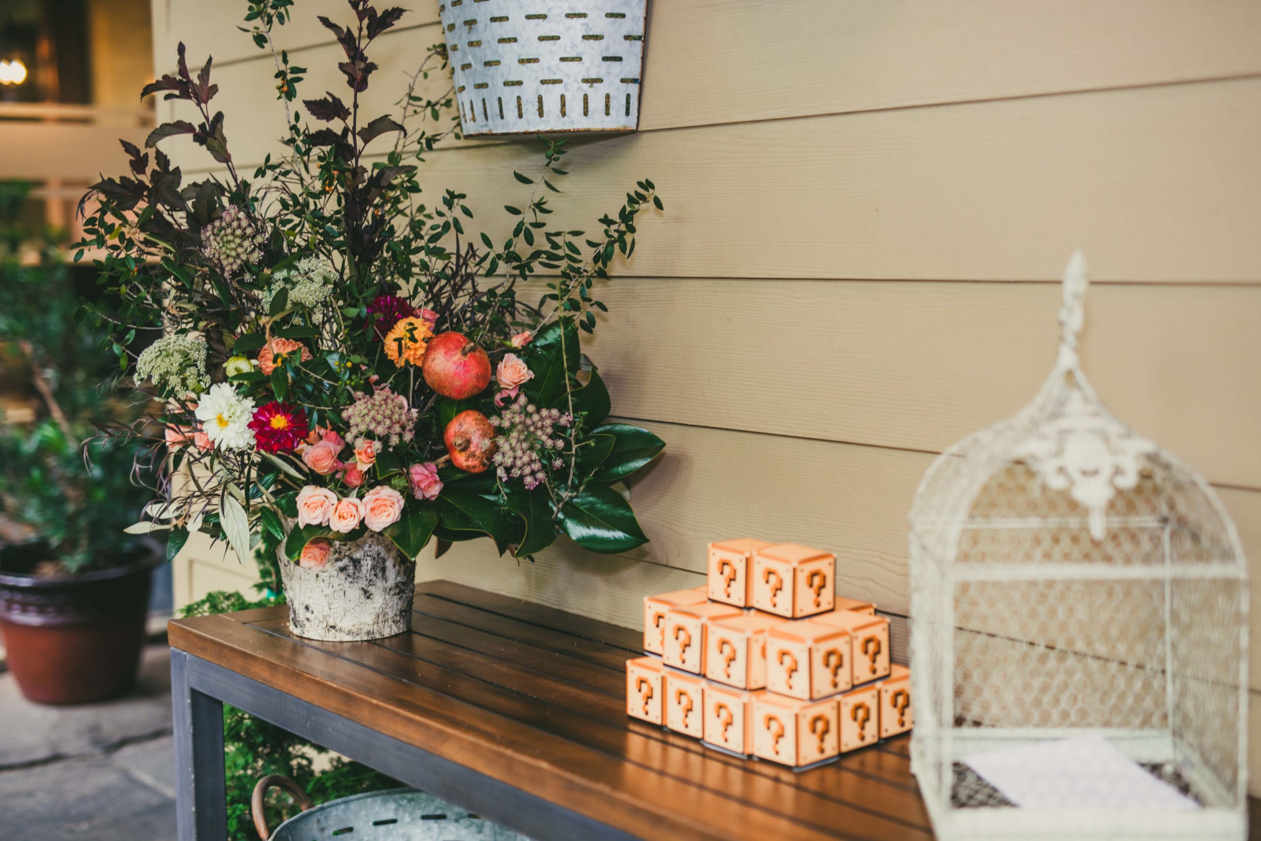 Moss + Clay Florist Wahoo Grill Wedding Love & Story Atlanta Wedding Photographers