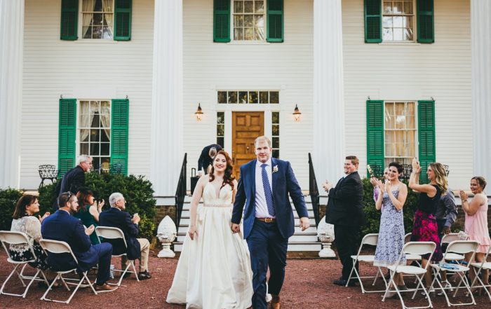 intimate wedding, micro ceremony, tiny wedding atlanta wedding photographers Barrington hall Roswell