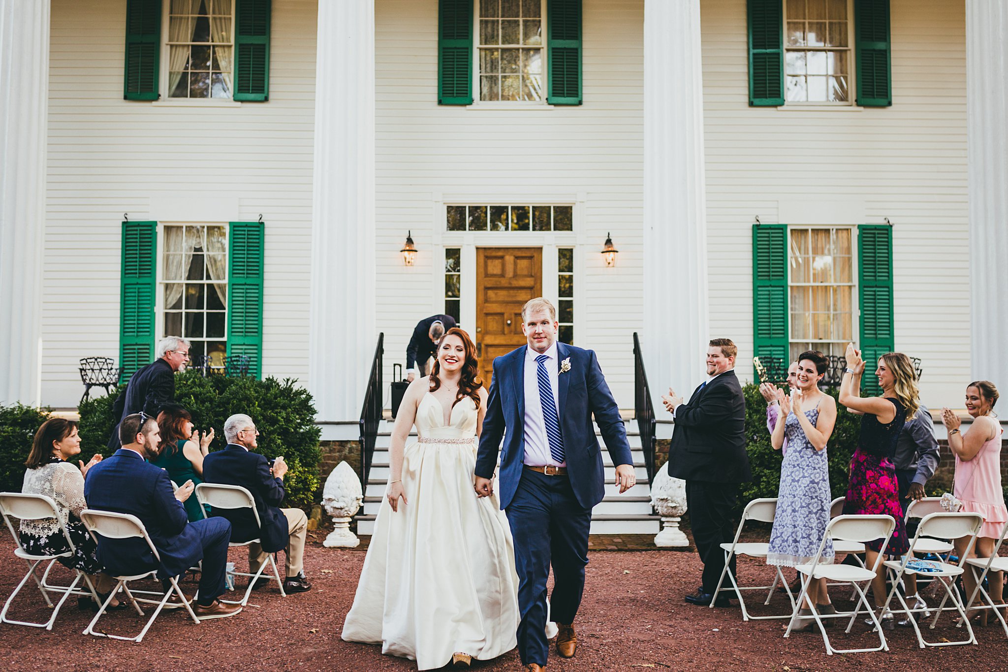 intimate wedding, micro ceremony, tiny wedding atlanta wedding photographers Barrington hall Roswell