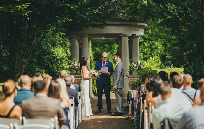 Atlanta Botanical Gardens Trustee Garden Wedding Intimate Wedding Ceremony