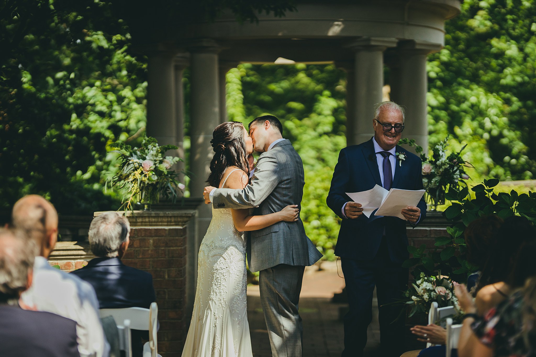 Atlanta Botannical Gardens Intimate Wedding Atlanta Wedding Photographers