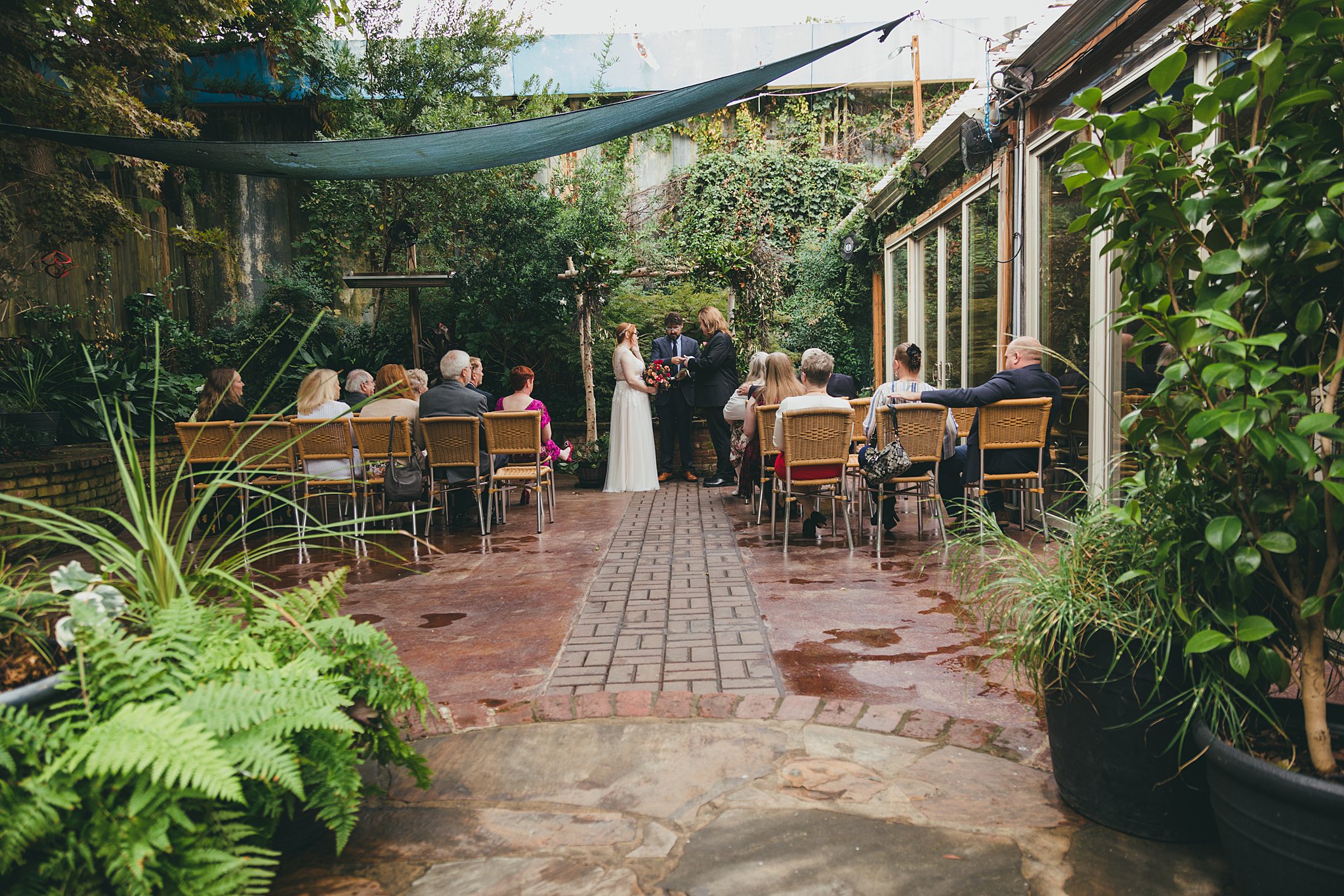 Wahoo Grill Intimate Wedding Ceremony Atlanta Wedding Photographers