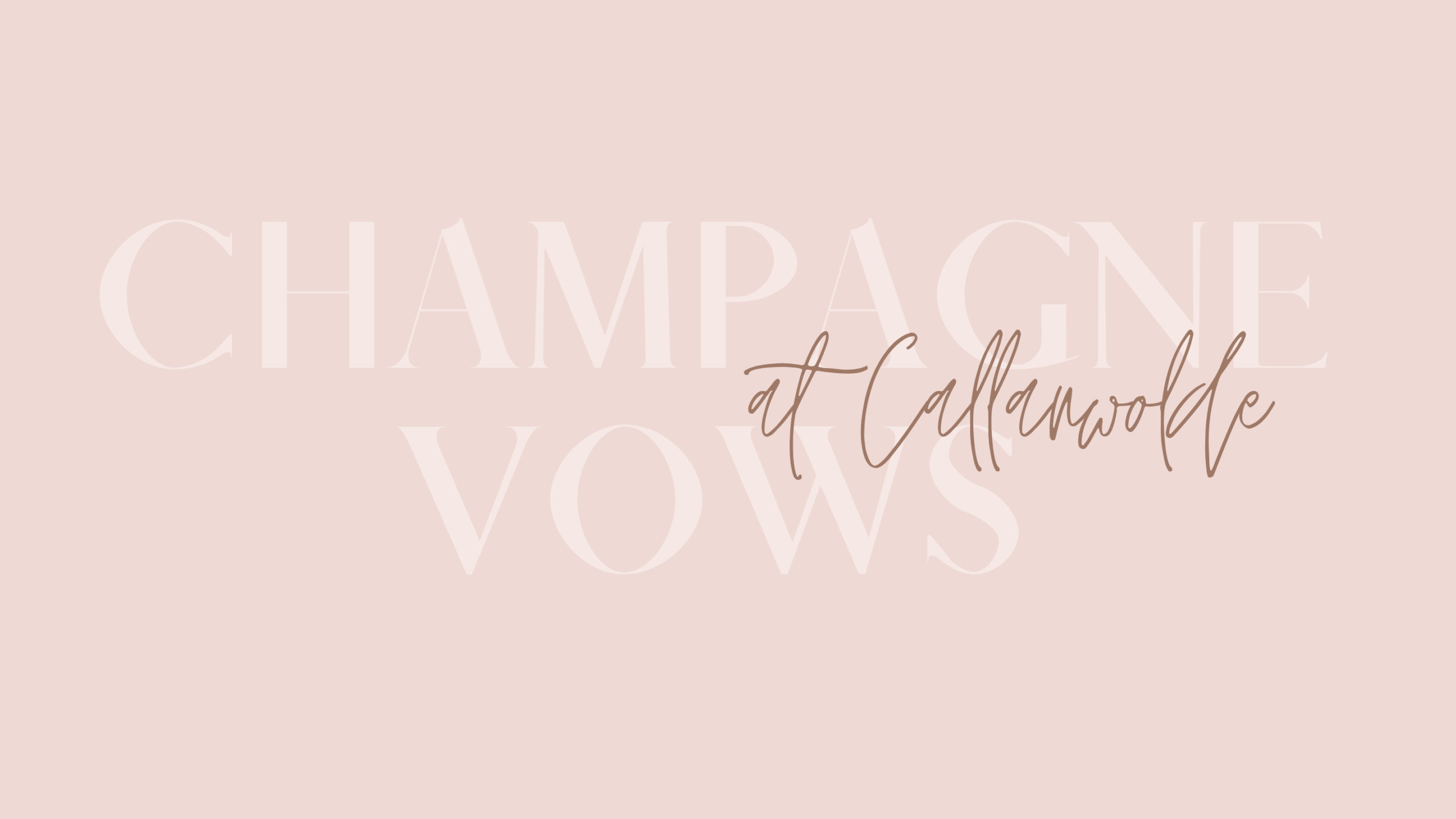 Pink and Brown Simple Handwritten Portfolio Presentation-5 Intimate Ceremonies at Callanwolde